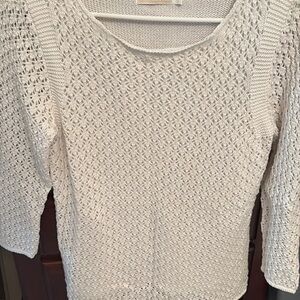 Elegant Women's Cream Sweater